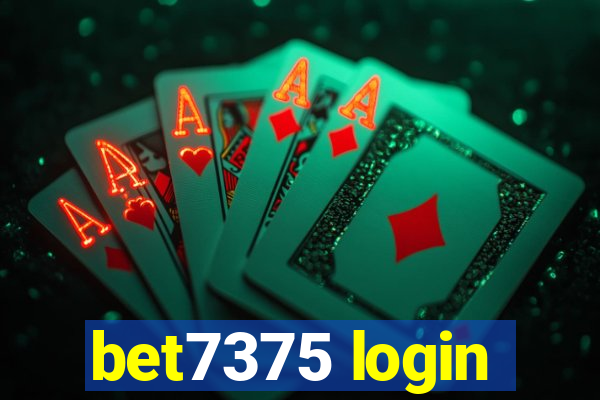 bet7375 login